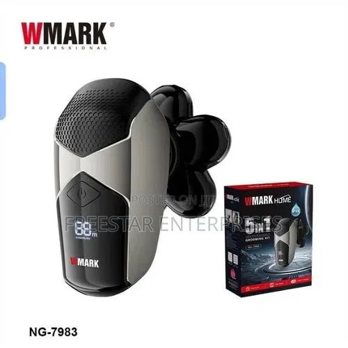 Wmark 5 in 1 Rechargeable Shaver. Waterproof Shaver Trimmer