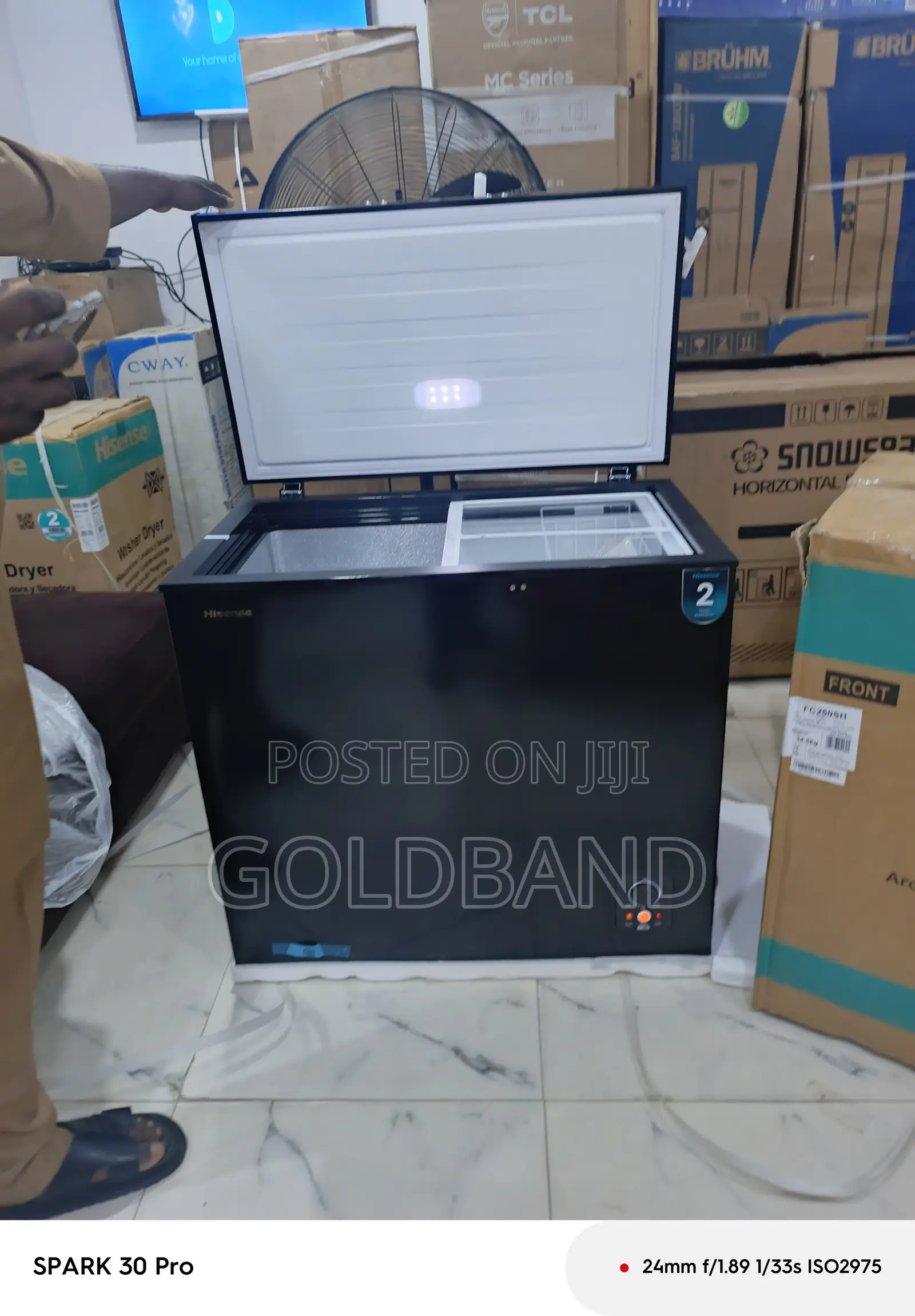 Hisense 189 Litres Chest Freezer – Store More, Freeze Better