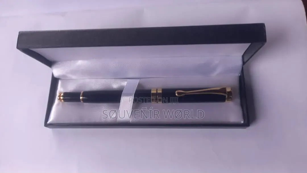 Luxury Black and Gold Pen Gift Set in a Premium Box