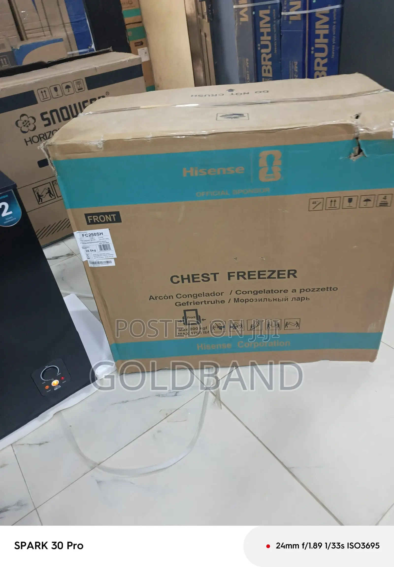 Hisense FC-250SH 189L Deep Freezer – Reliable Performance
