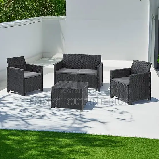 All Weather Wicker Conversation Set