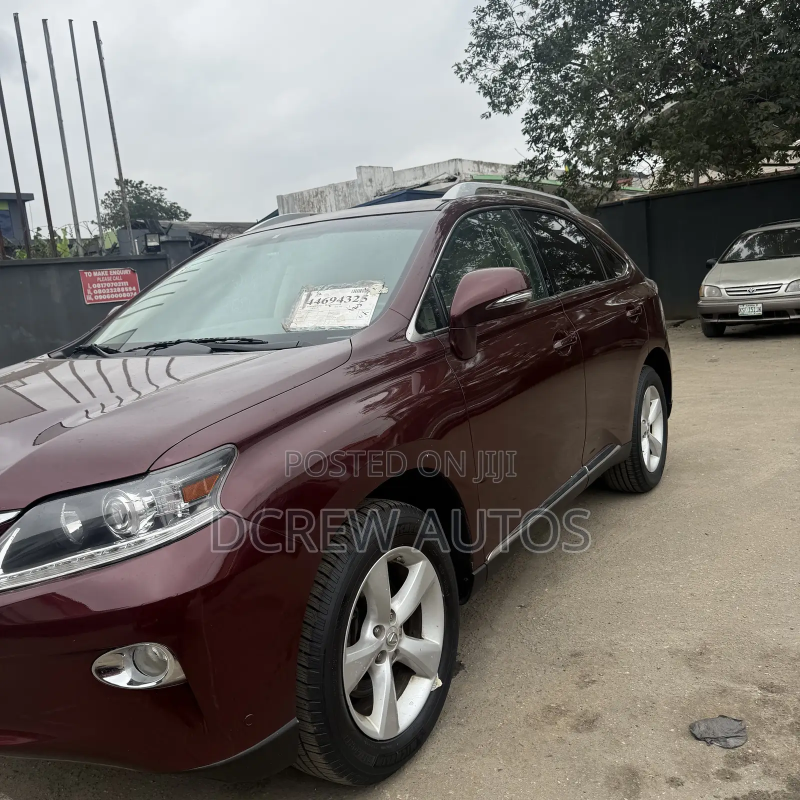 Lexus RX 350 FWD 2014 Maroon