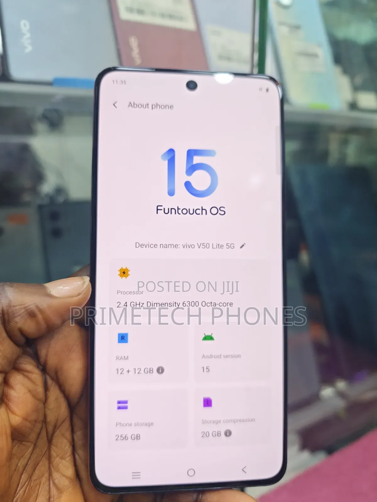 Vivo V50 Lite 5G 256 GB Pink