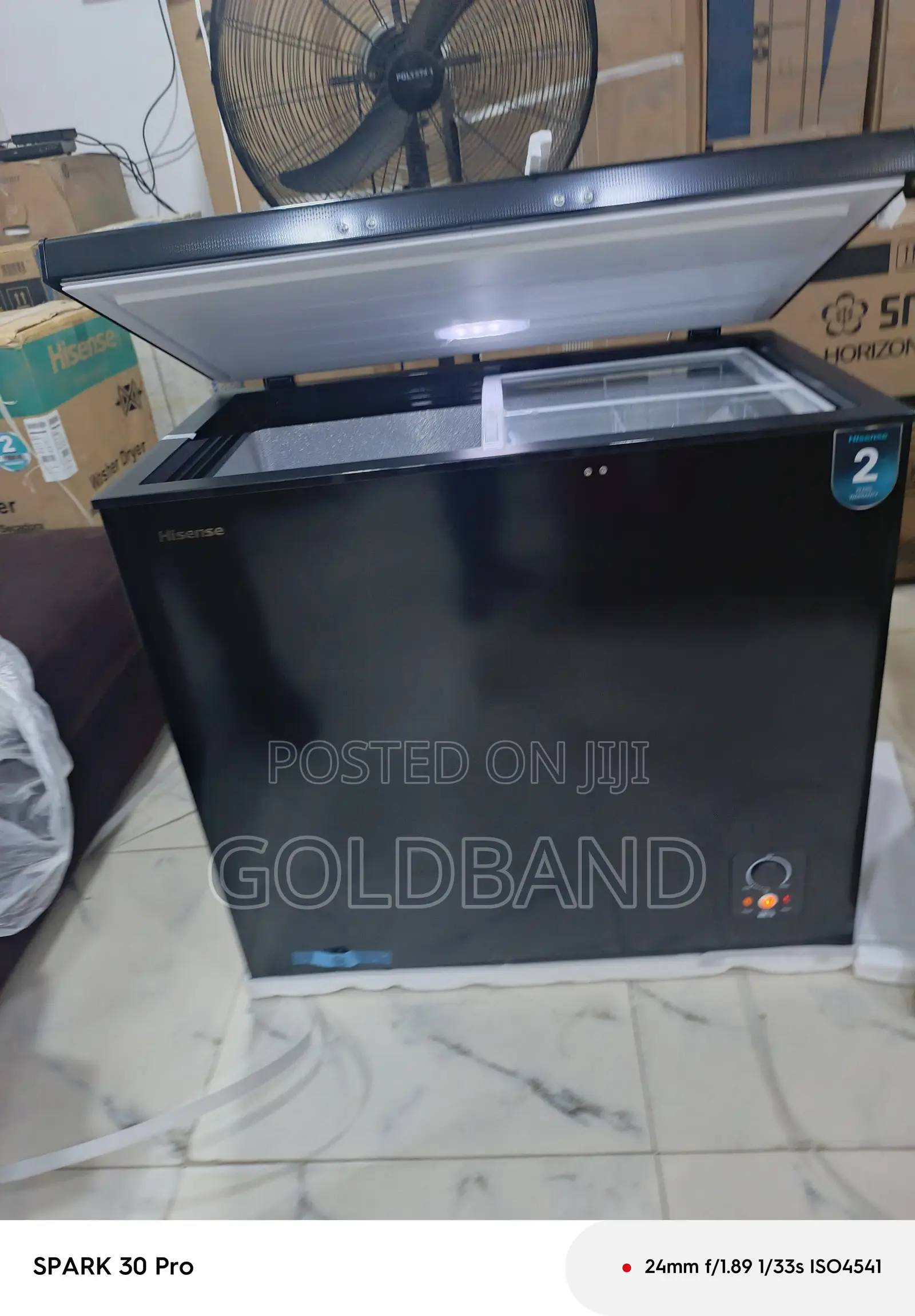 Hisense FC-250SH Chest Freezer – 189L Storage Capacity
