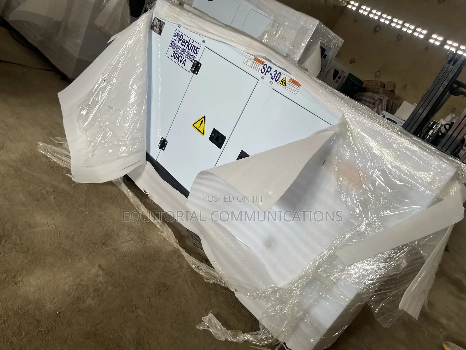 Perkins 30kVA Diesel Generator With Noise-Reducing Acoustic Enclosure