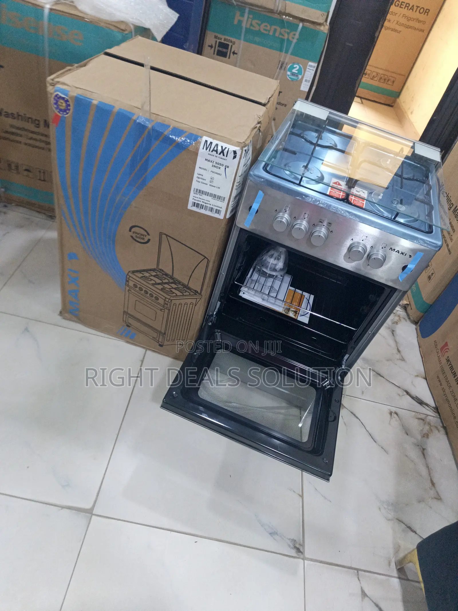 Maxi Contemporary 5-Burner Gas Cooker