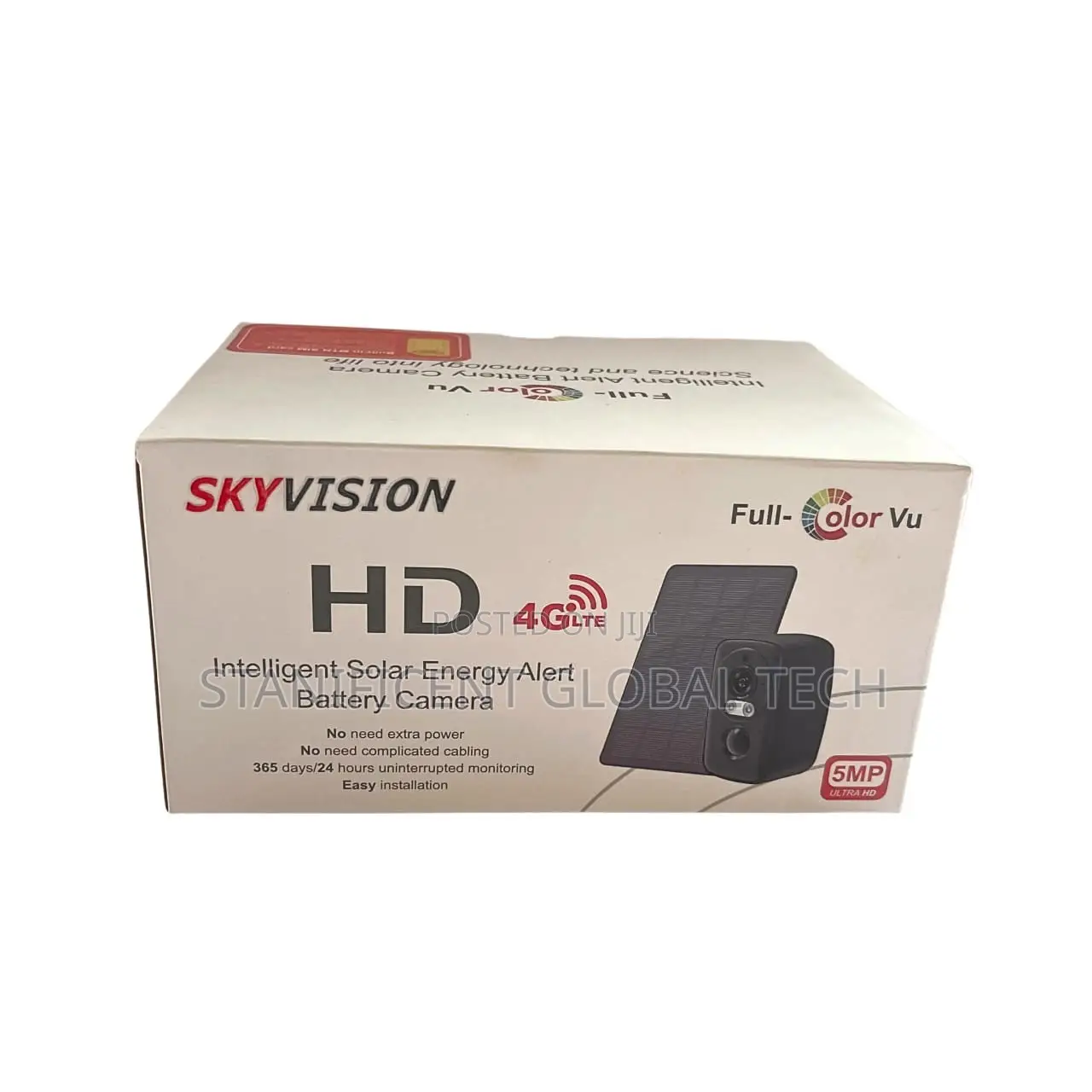 Skyvision 5MP 4G Single Lens Solar Energy Mini Indoor Camera (UBOX)