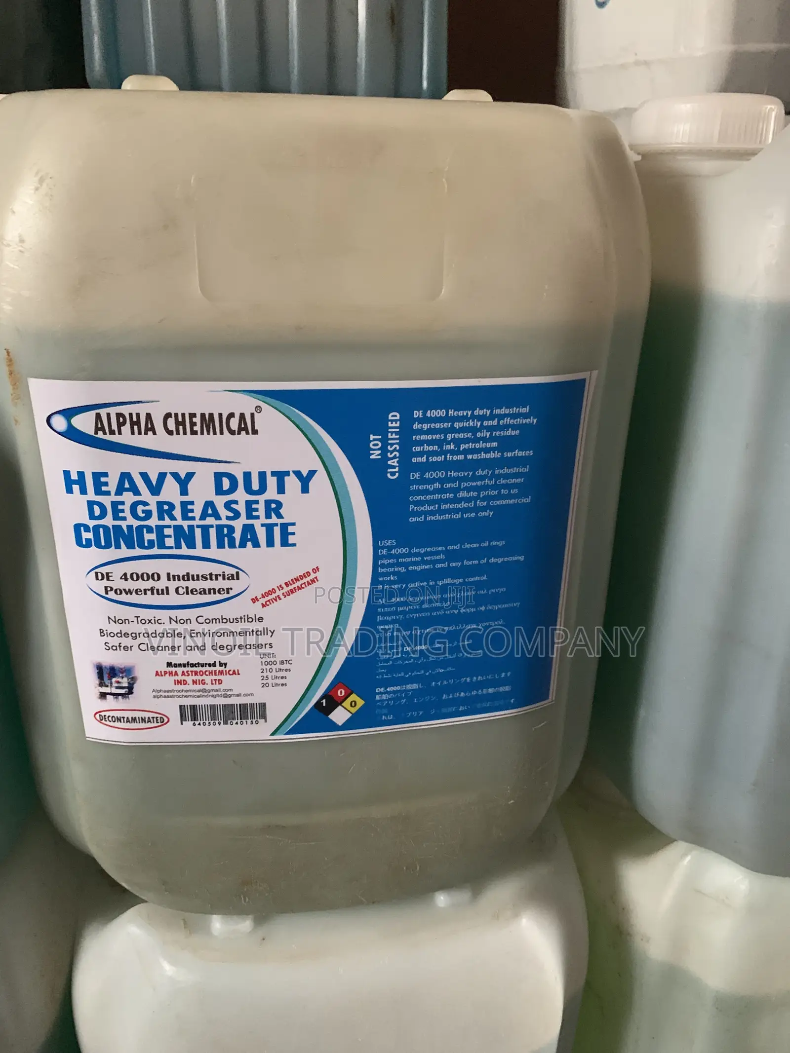 Heavy Duty Degreaser Concentrate De 4000