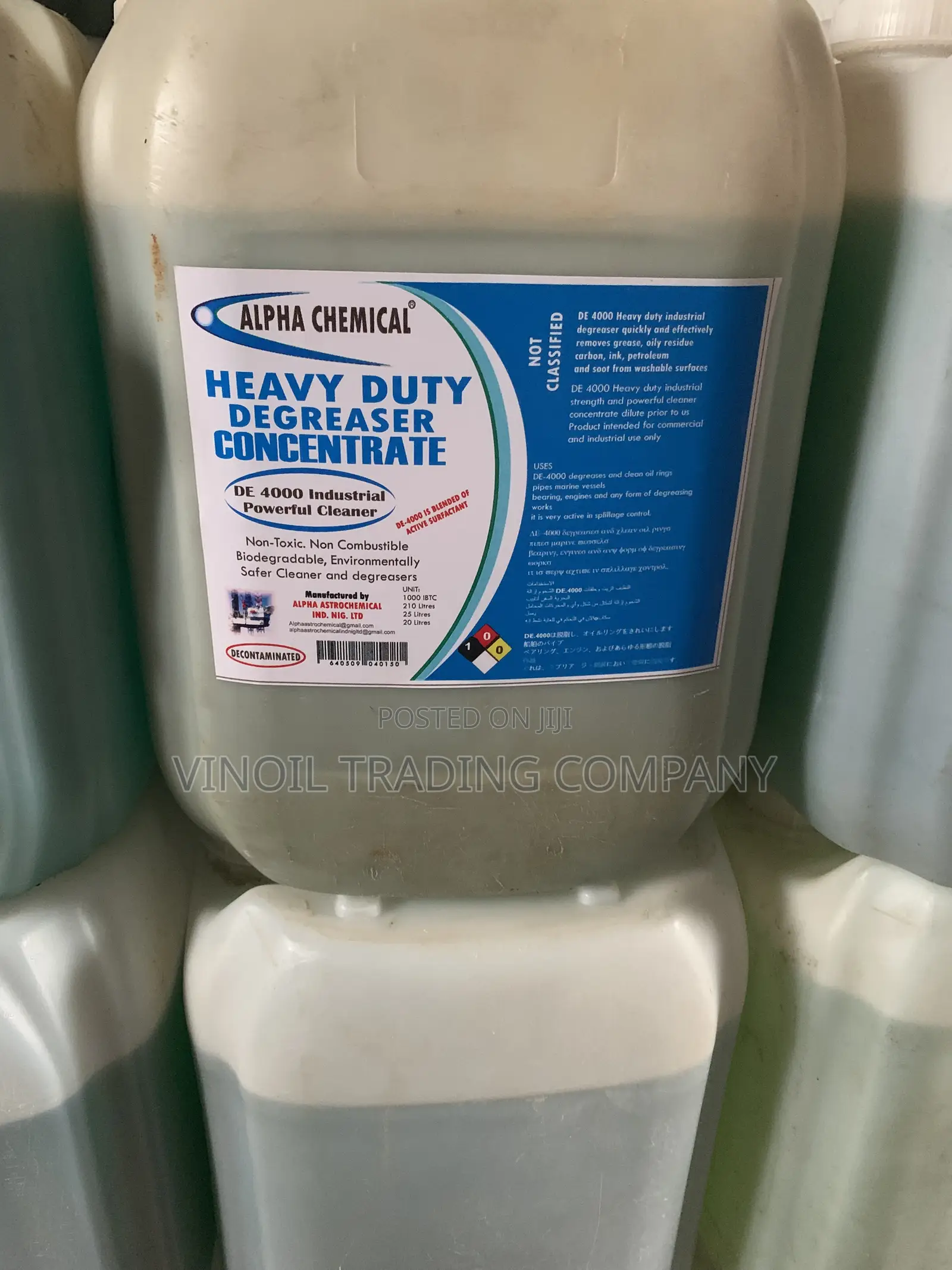 Heavy Duty Degreaser Concentrate De 4000