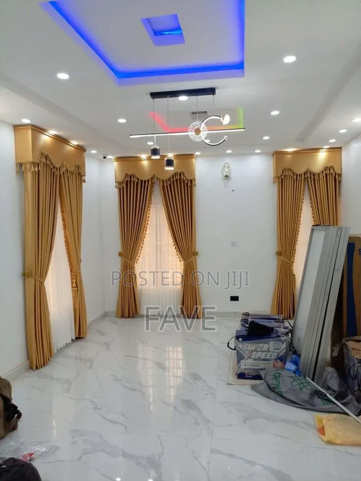 Dining Set and Sitting Room Curtain