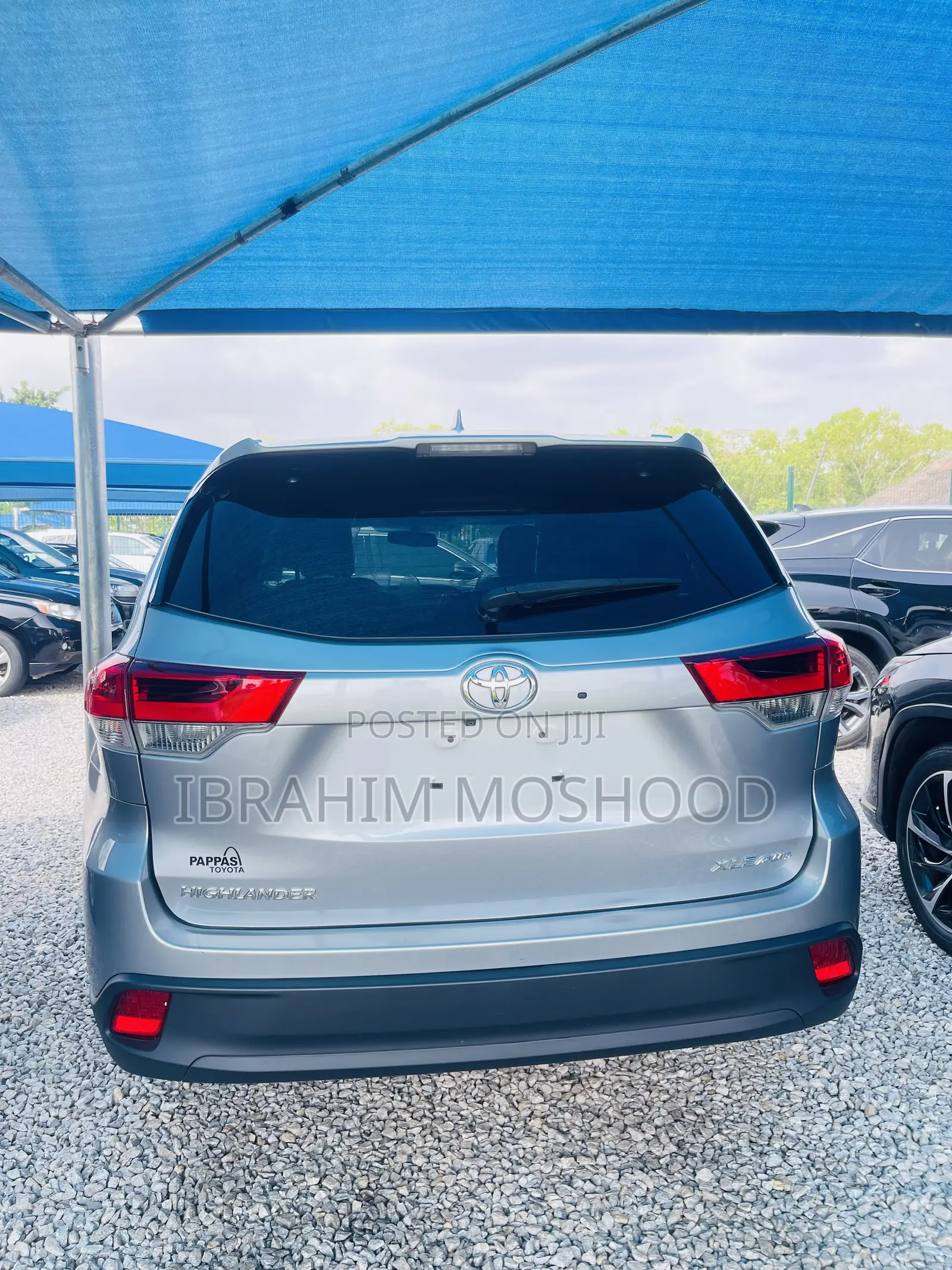 Toyota Highlander XLE 4x2 V6 (3.5L 6cyl 8A) 2018 Silver