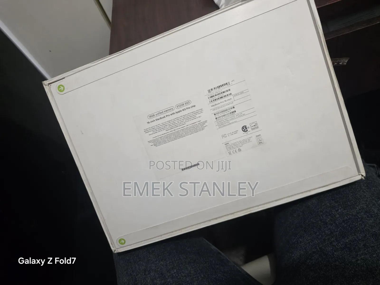 New Laptop Apple MacBook Pro 2023 M3 Pro 18GB Apple M3 Pro SSD 512GB