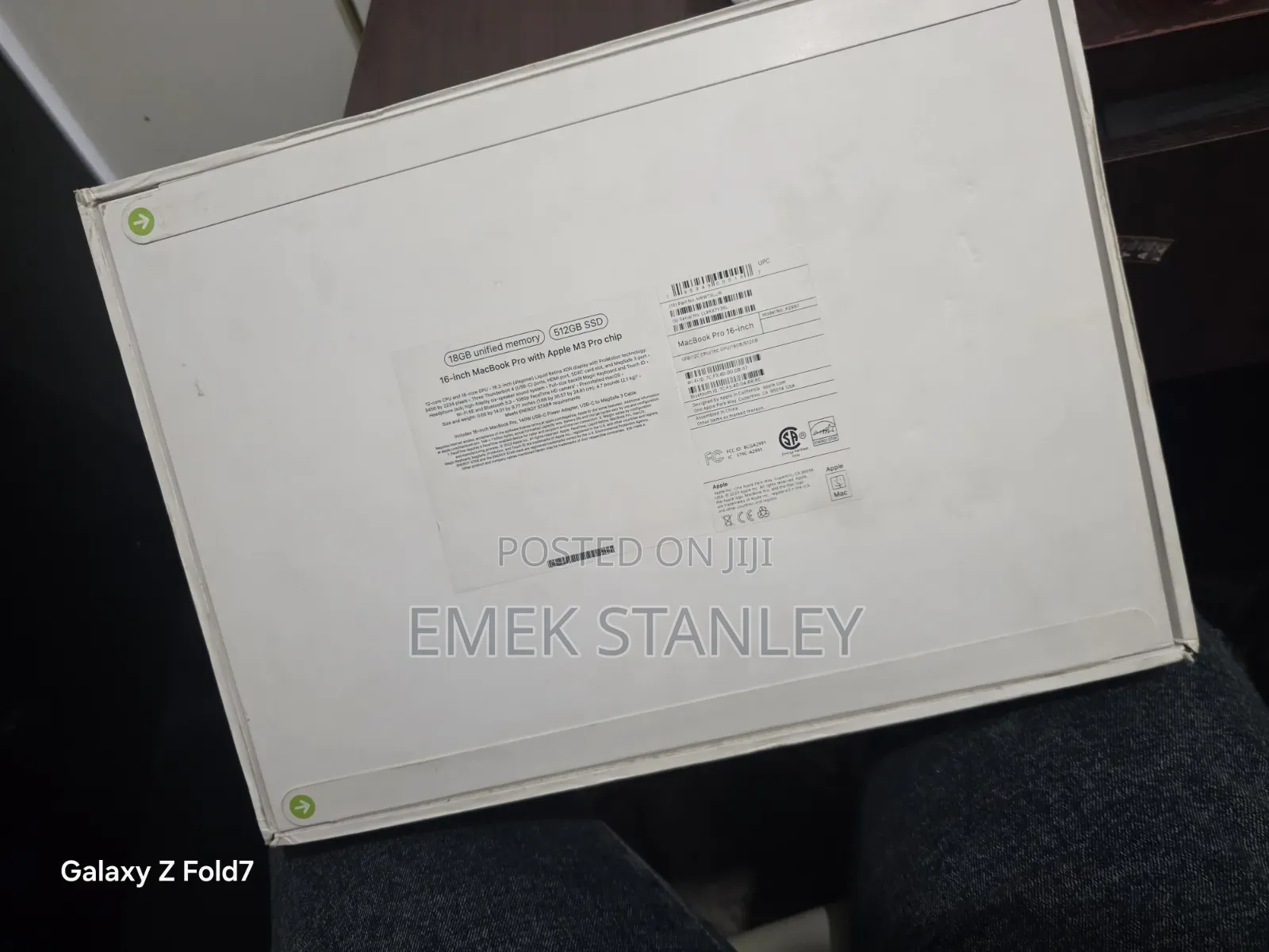 New Laptop Apple MacBook Pro 2023 M3 Pro 18GB Apple M3 Pro SSD 512GB