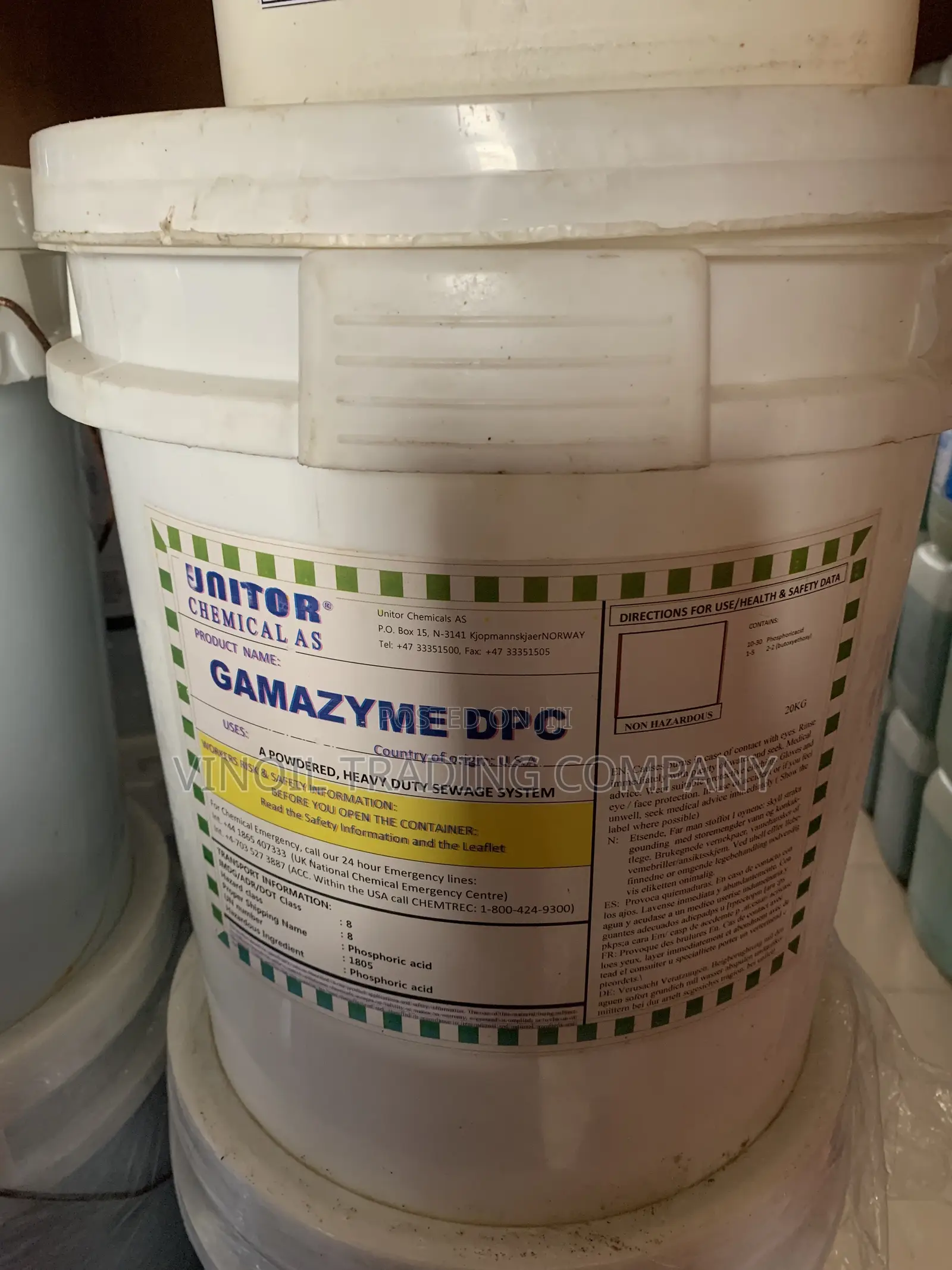 UNITOR GAMAZYME DPC* — Heavy Duty Sewage System Powder.