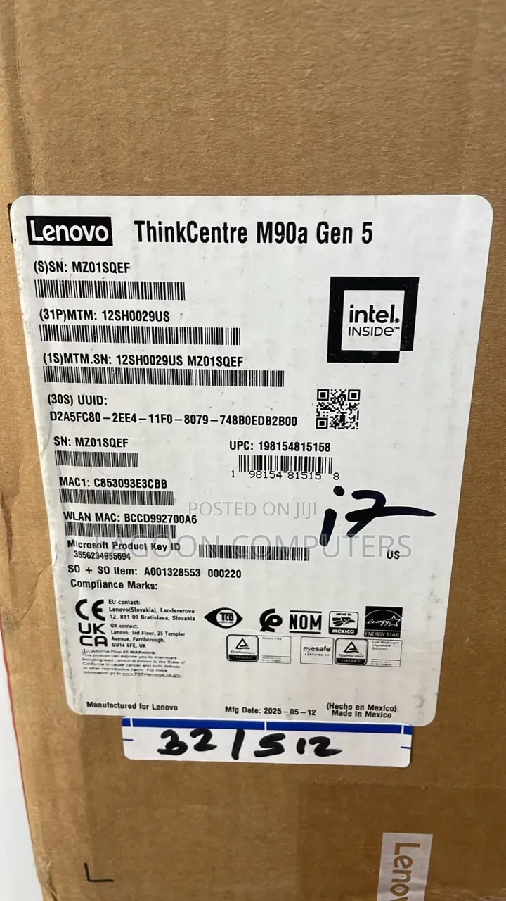New Lenovo ThinkCentre M910z AIO 32GB Intel Core i7 SSD 512GB