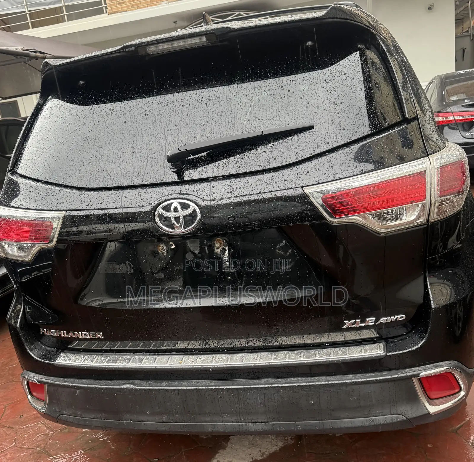 Toyota Highlander XLE V6 4x4 (3.5L 6cyl 6A) 2016 Black
