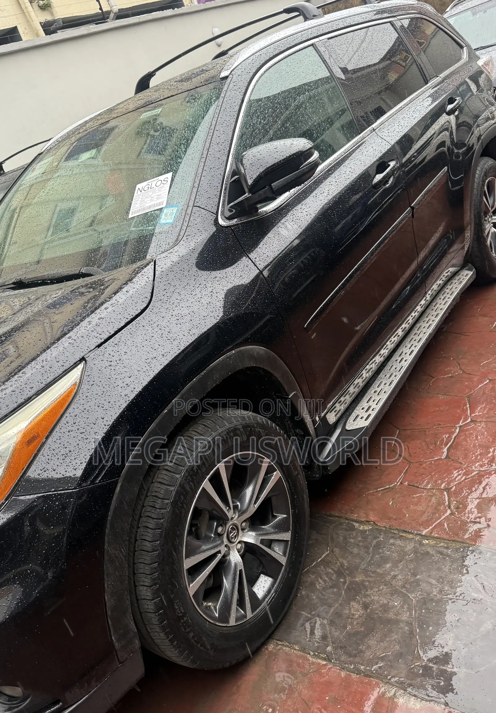 Toyota Highlander XLE V6 4x4 (3.5L 6cyl 6A) 2016 Black