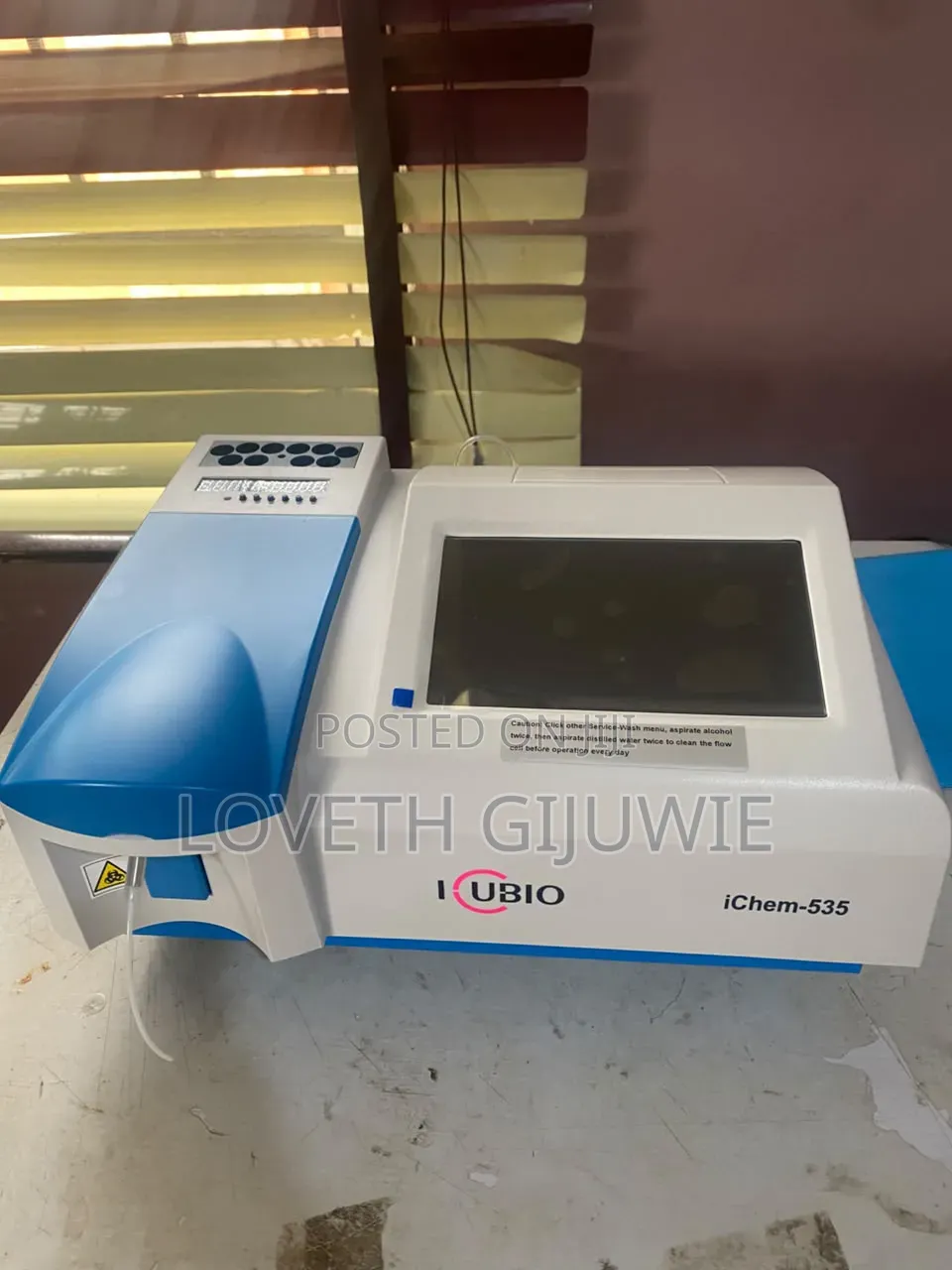 ICUBIO iChem-535 Semi-Automated Chemistry Analyzer