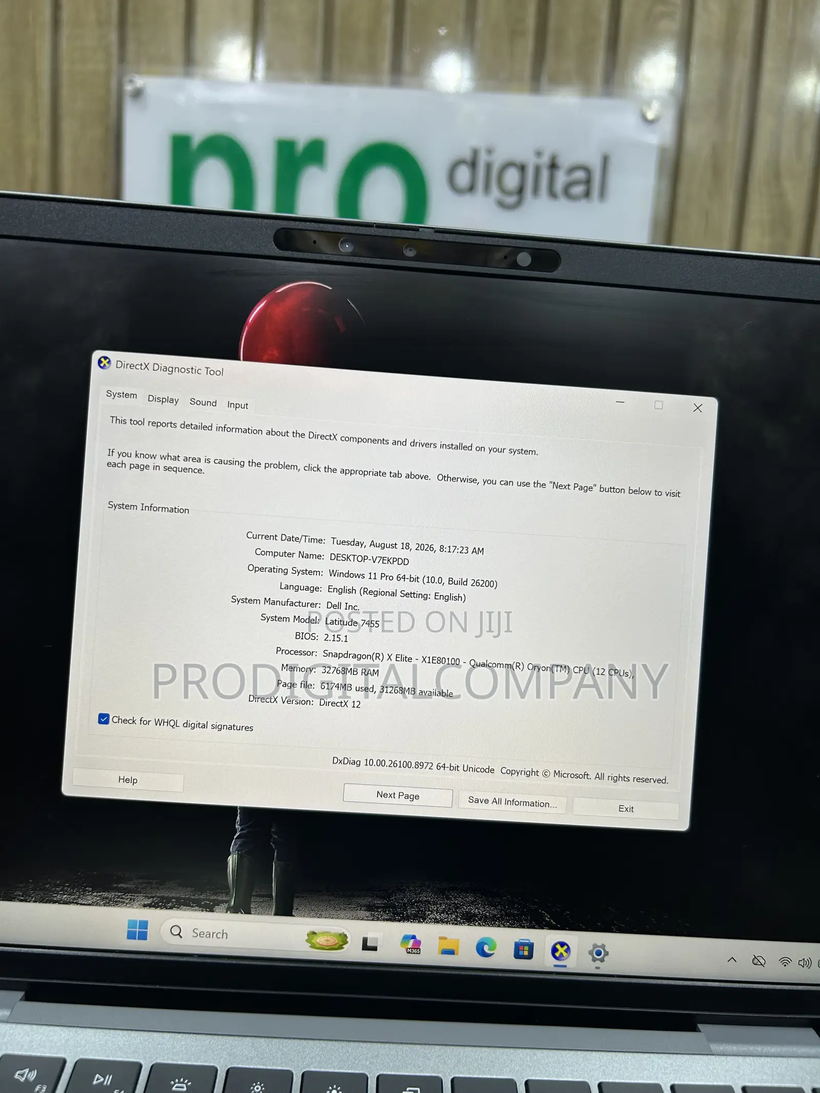 Laptop Dell Latitude 7455 32GB Qualcomm Snapdragon X Elite SSD 1T