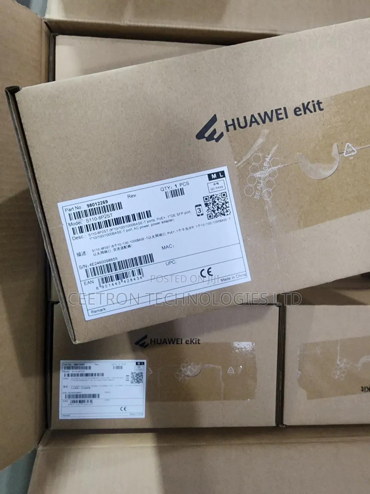 Huawei S110-8p2st 10 Port Unmanaged Gigabit POE + Switch