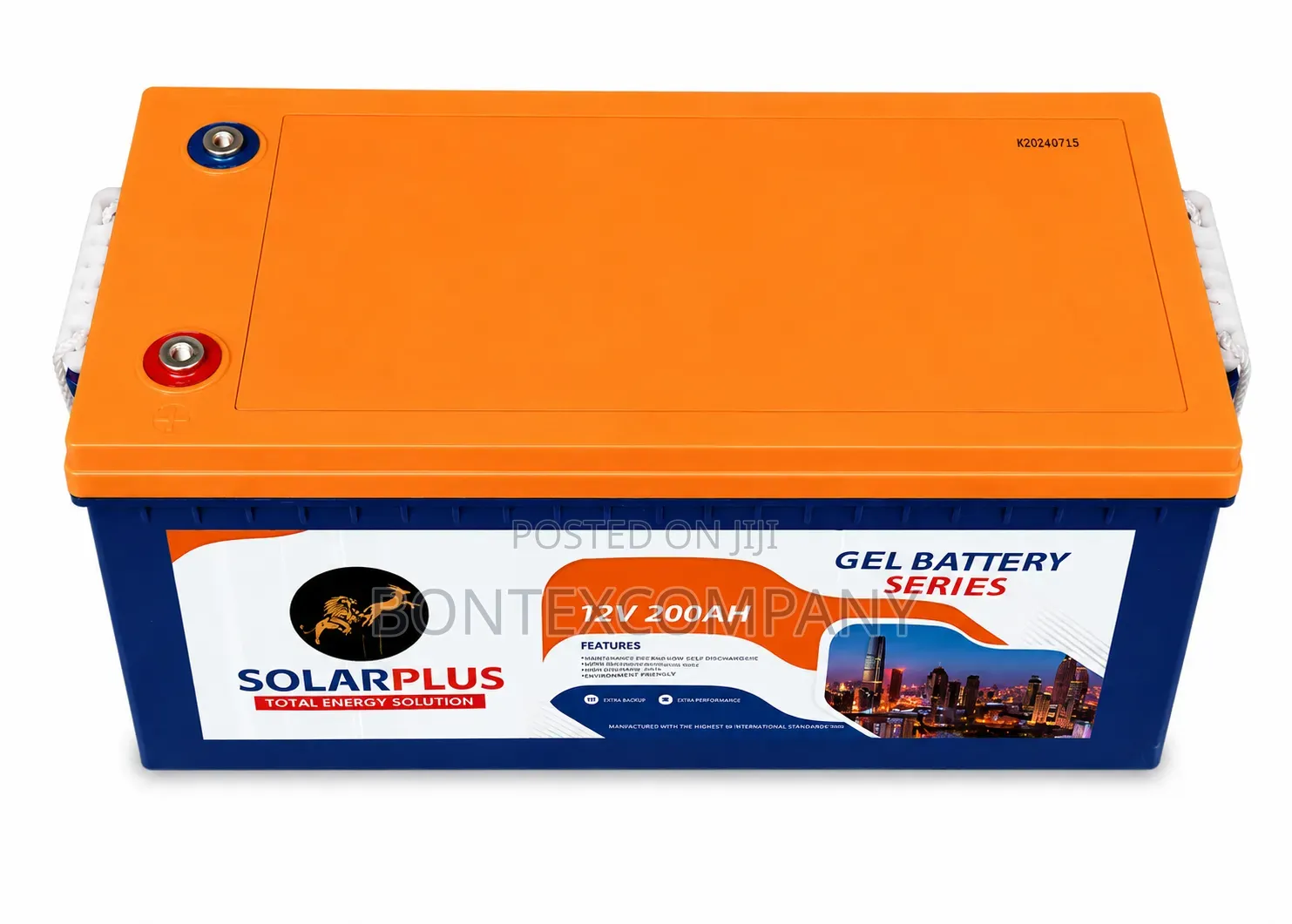 SOLARPLUS 12V 200Ah Gel Battery