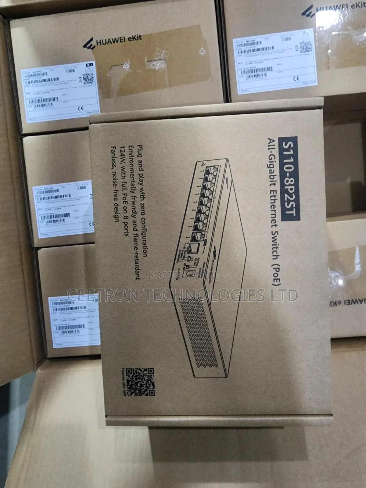 Huawei S110-8p2st 10 Port Unmanaged Gigabit POE + Switch