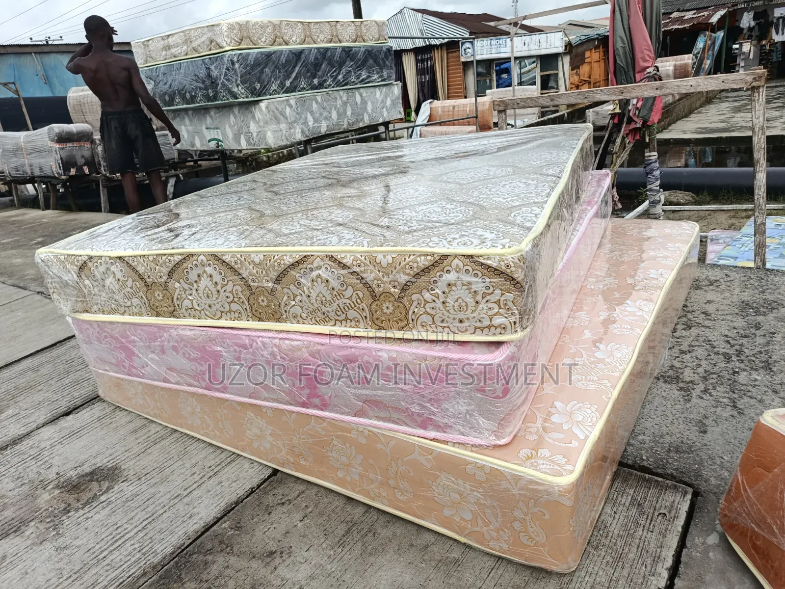 4.5*6*10 Classic Semi Orthopaedic Mattress 120kg Density
