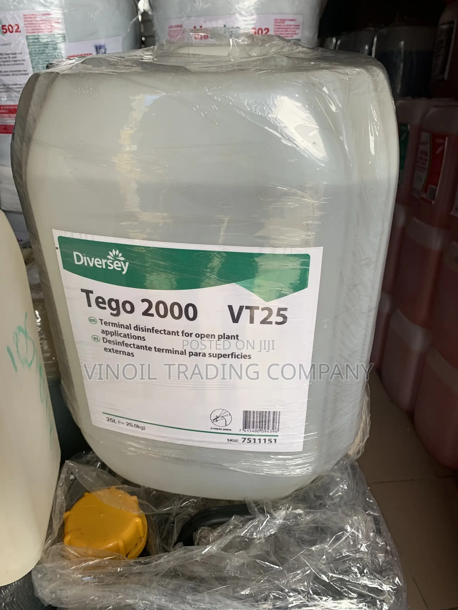 DIVERSEY Tego 2000 VT25 - Terminal Disinfectant