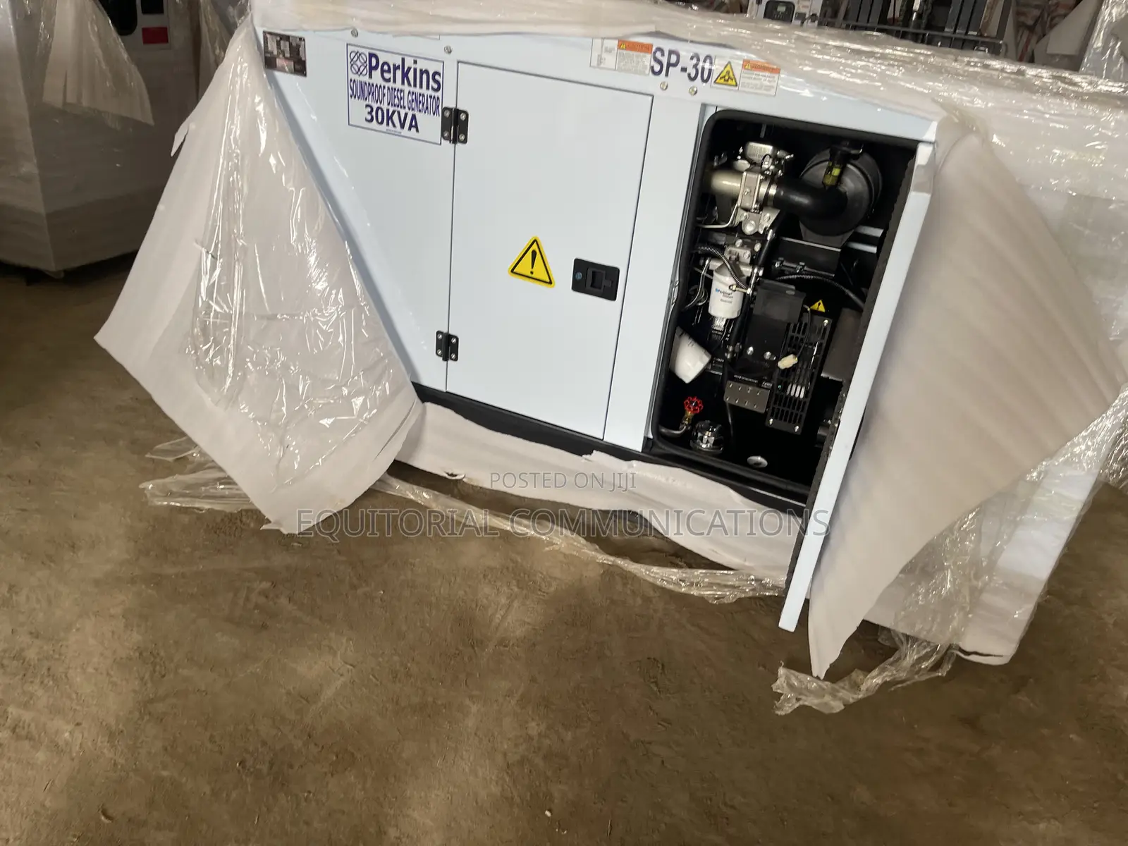 Perkins 30 kVA Generator With Soundproof Canopy