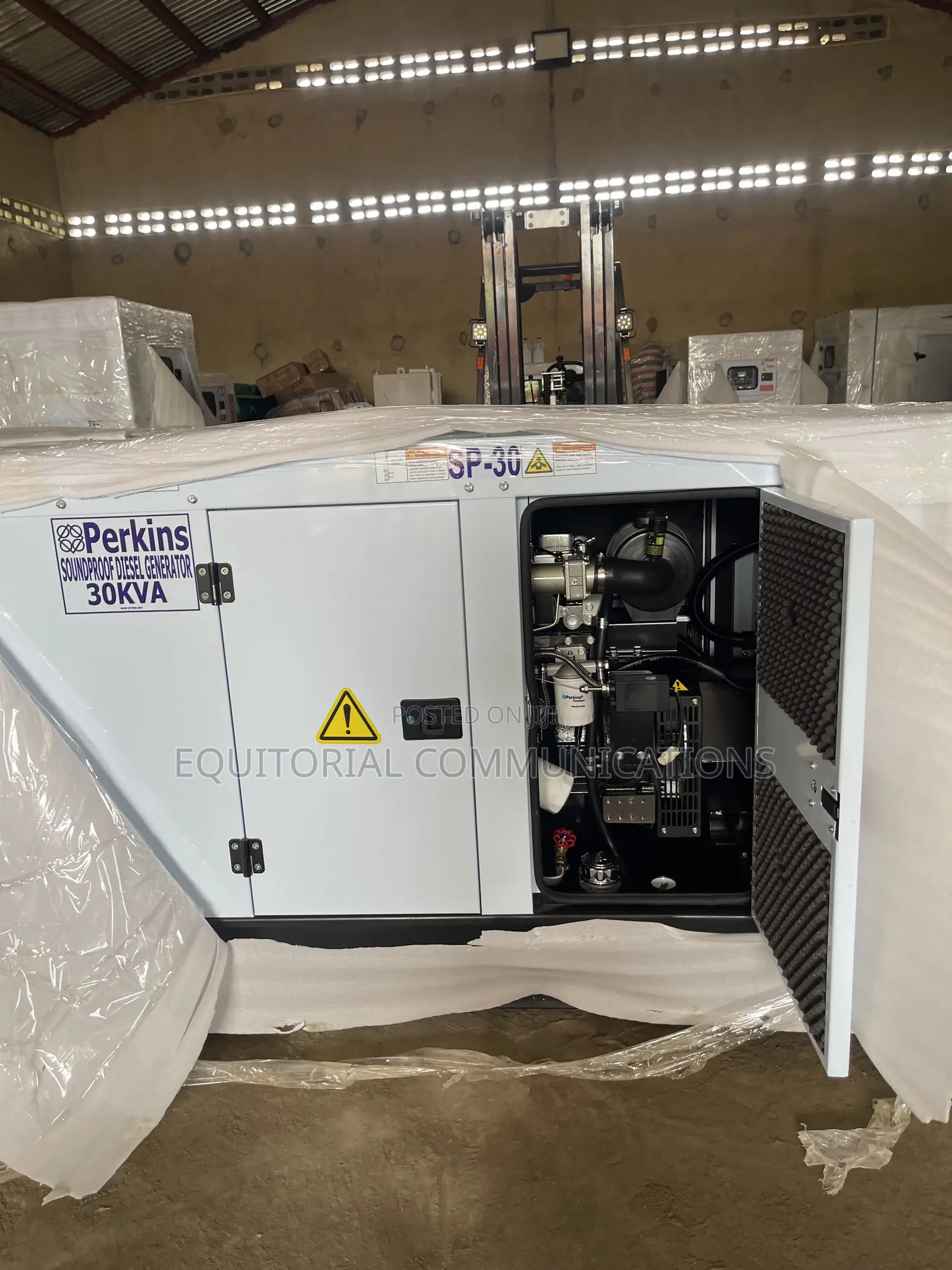 Perkins 30 kVA Generator for Construction Sites