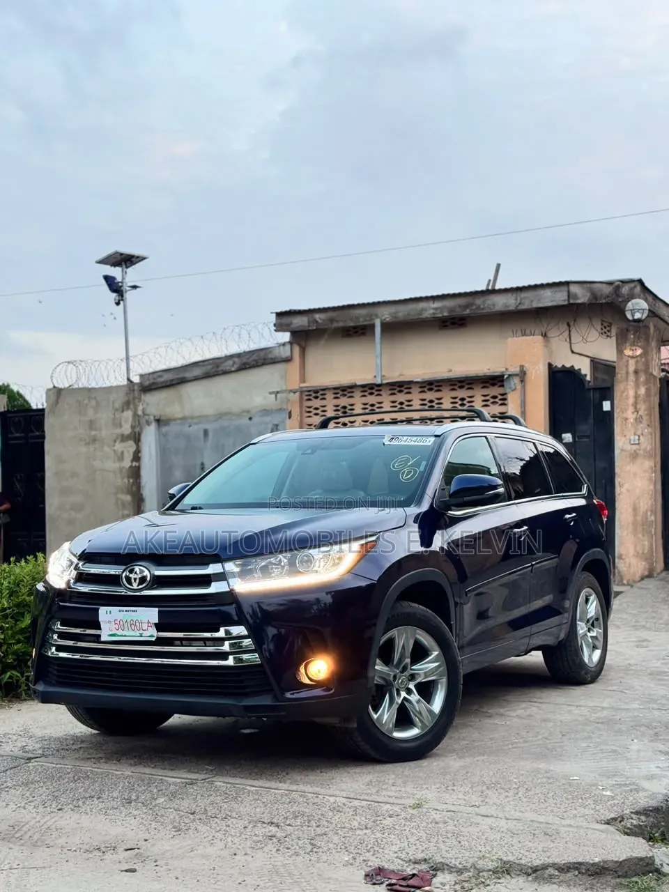 Toyota Highlander 2016 Blue