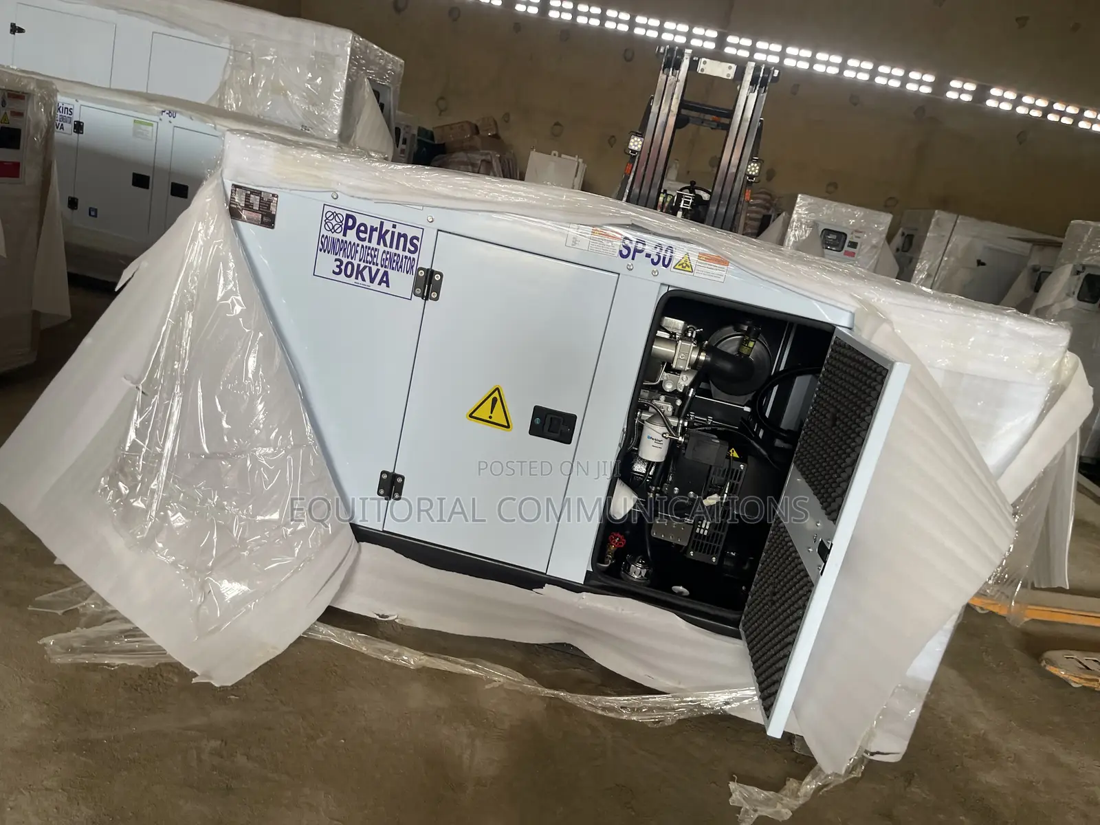Perkins 30 kVA Generator With Soundproof Enclosure
