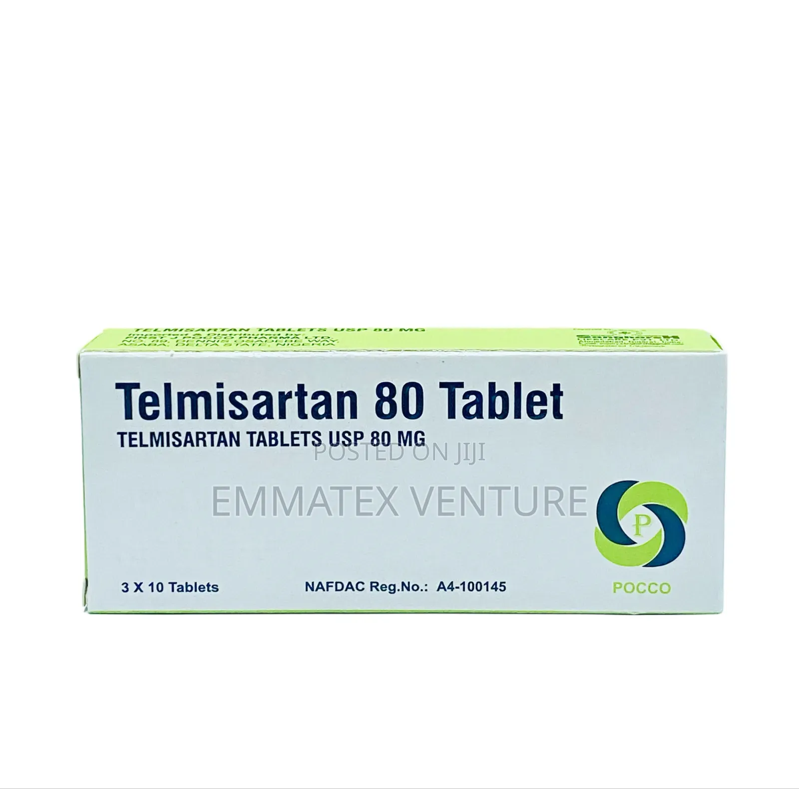 Pocco Telmisartan 80mg Tablet X30