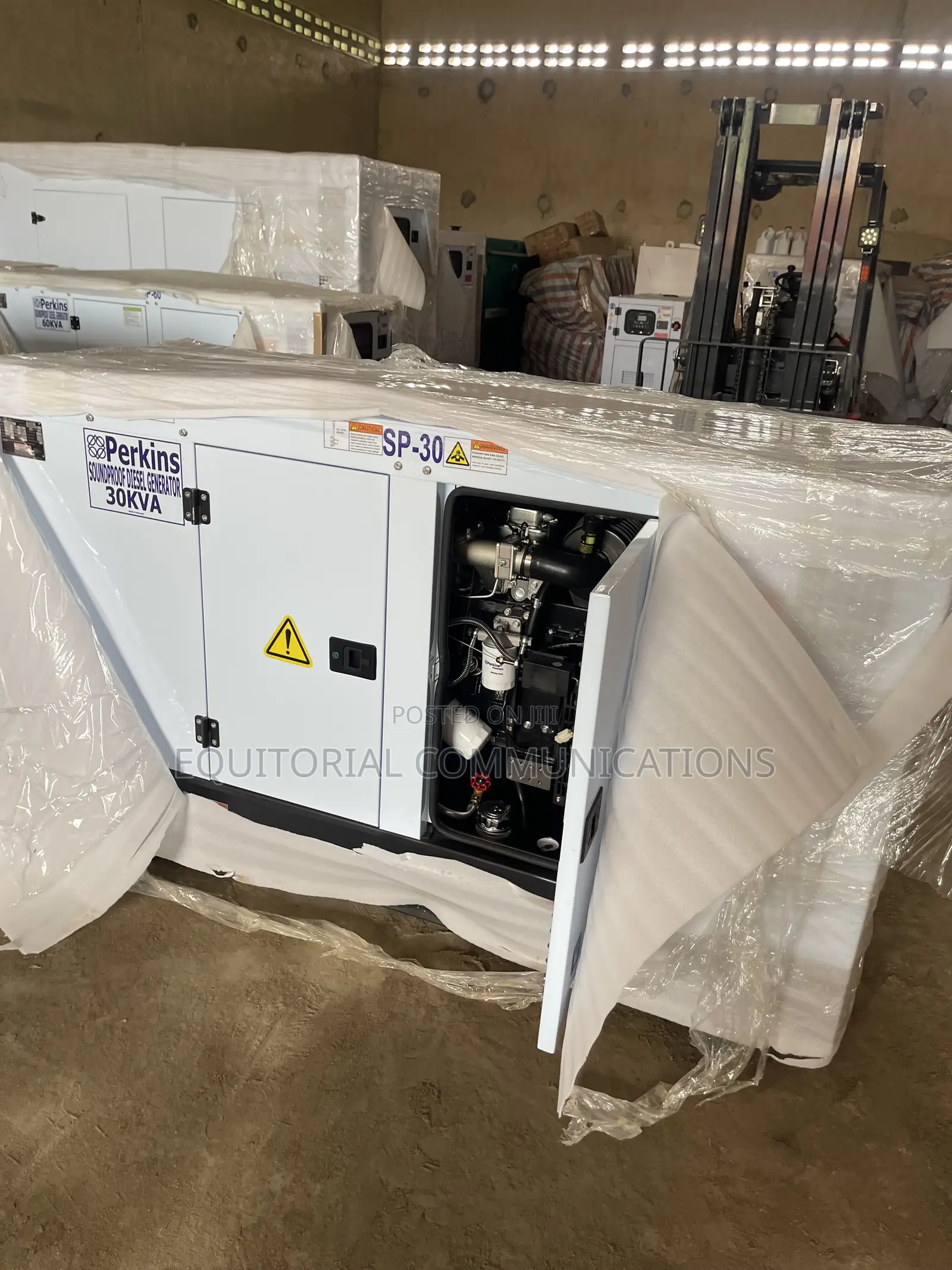 Perkins 30 kVA Generator for Low-Noise Operation