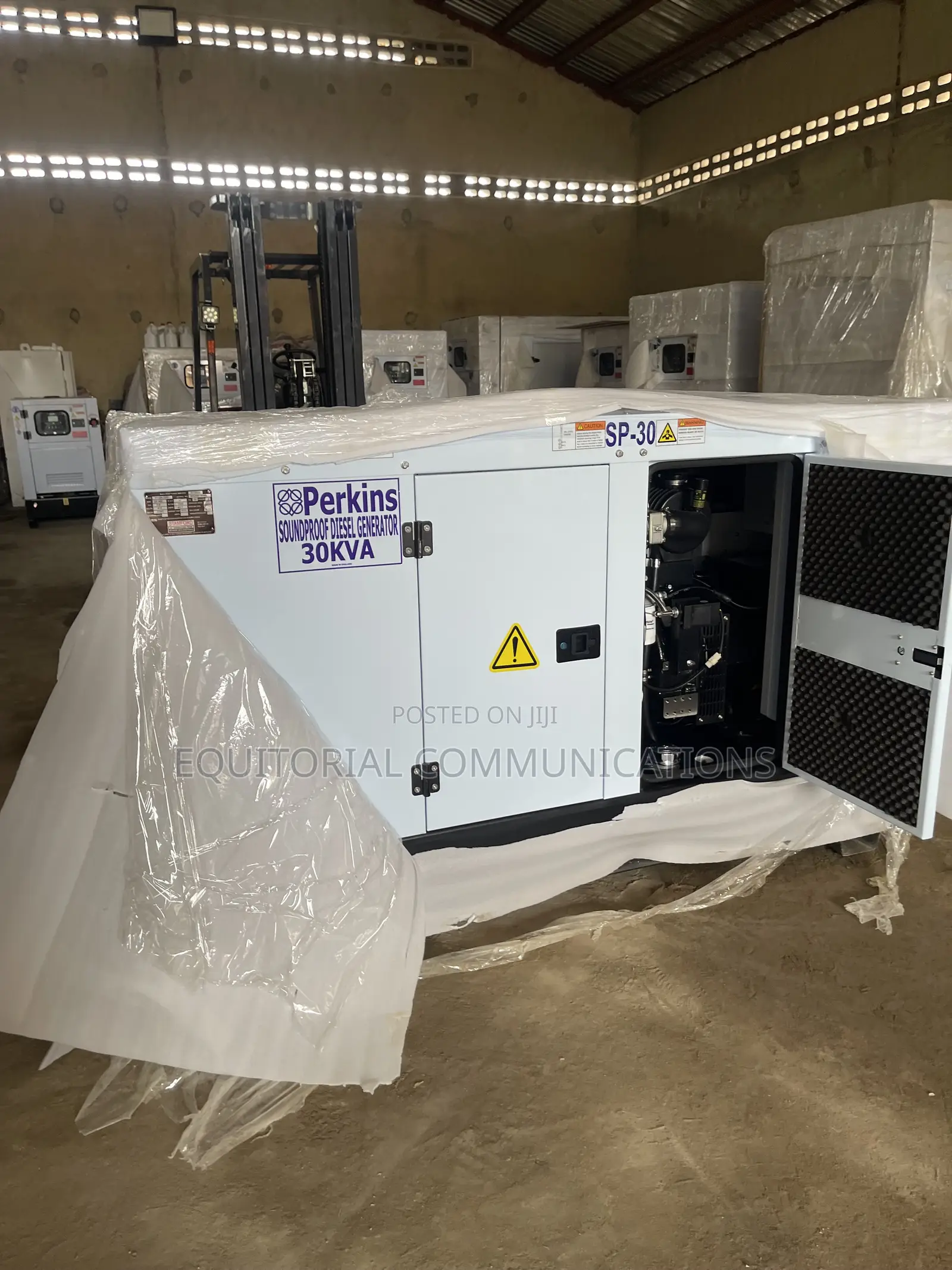 Perkins 30 kVA Generator for Low-Noise Operation