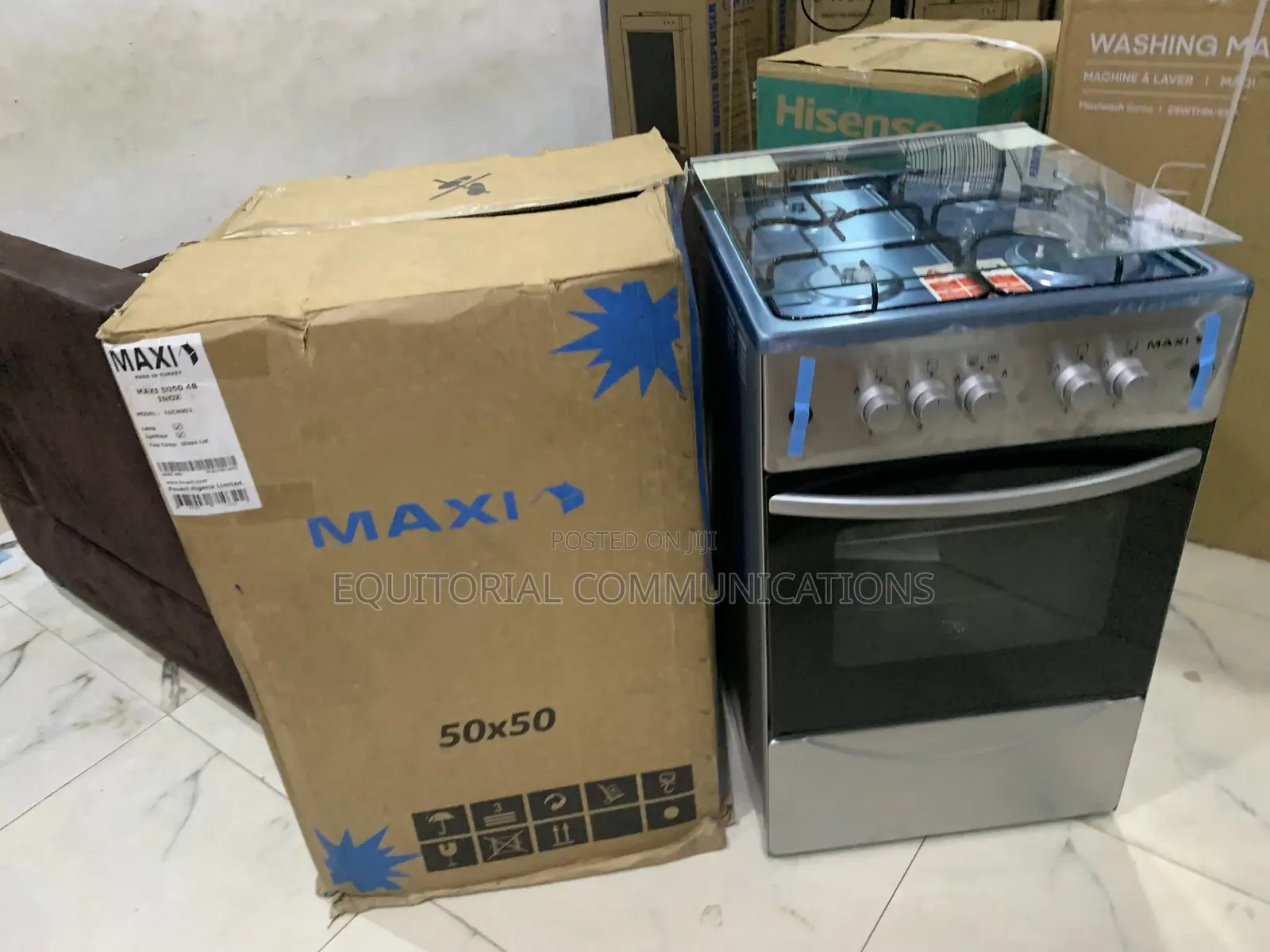 Maxi 5050 Inox Gas Range – More Burners, More Cooking Freedom