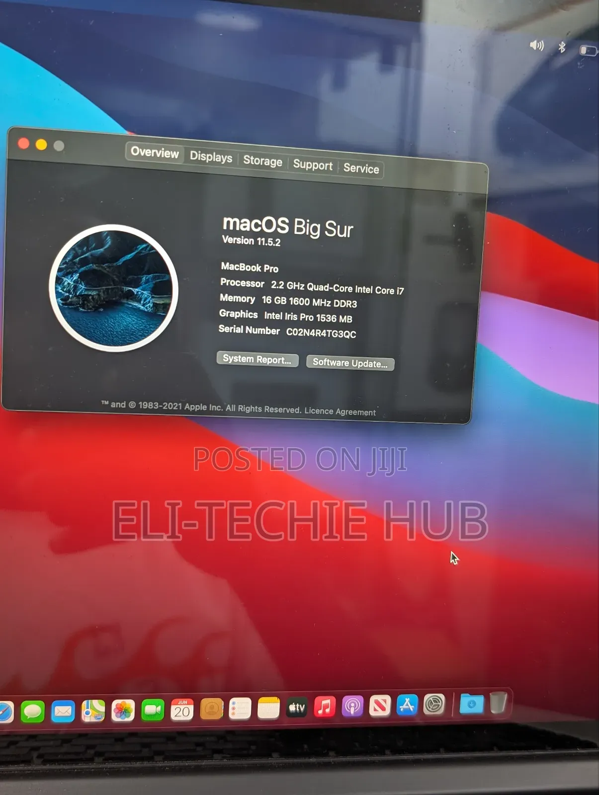 Laptop Apple MacBook 2014 16GB Intel Core i7 SSD 512GB
