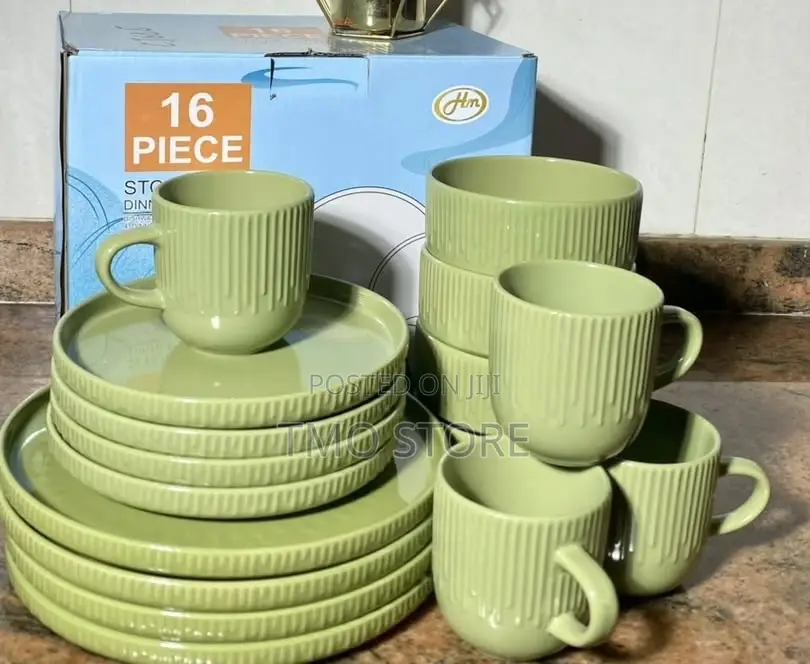 16pcs High Quality Ceramic Dinner Set, Plates