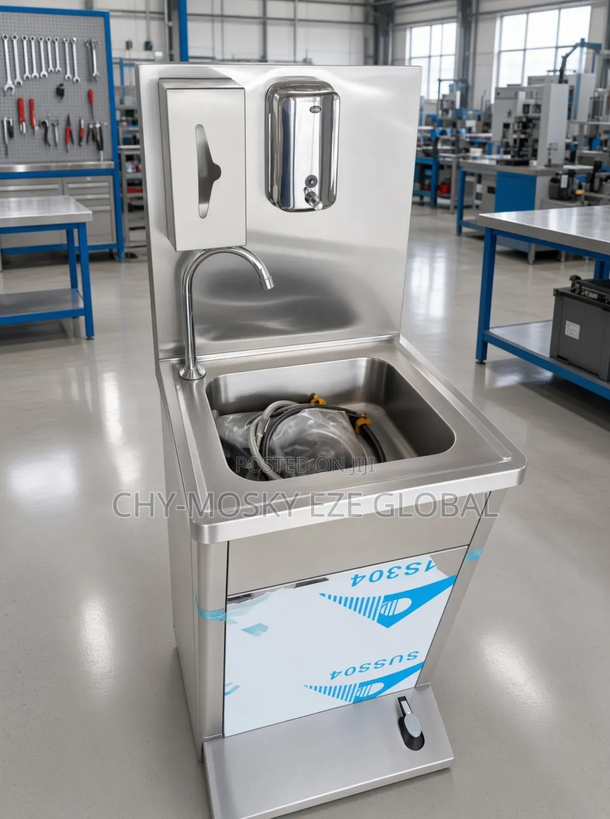 Stainless Foot Operated Hand Washer/Sink