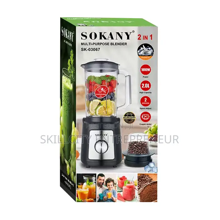 Sokany SK-03067 2-in-1 Blender
