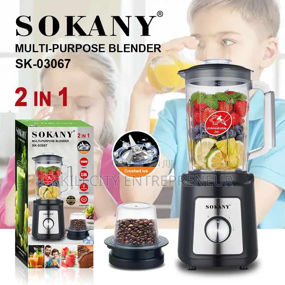 Sokany SK-03067 2-in-1 Blender