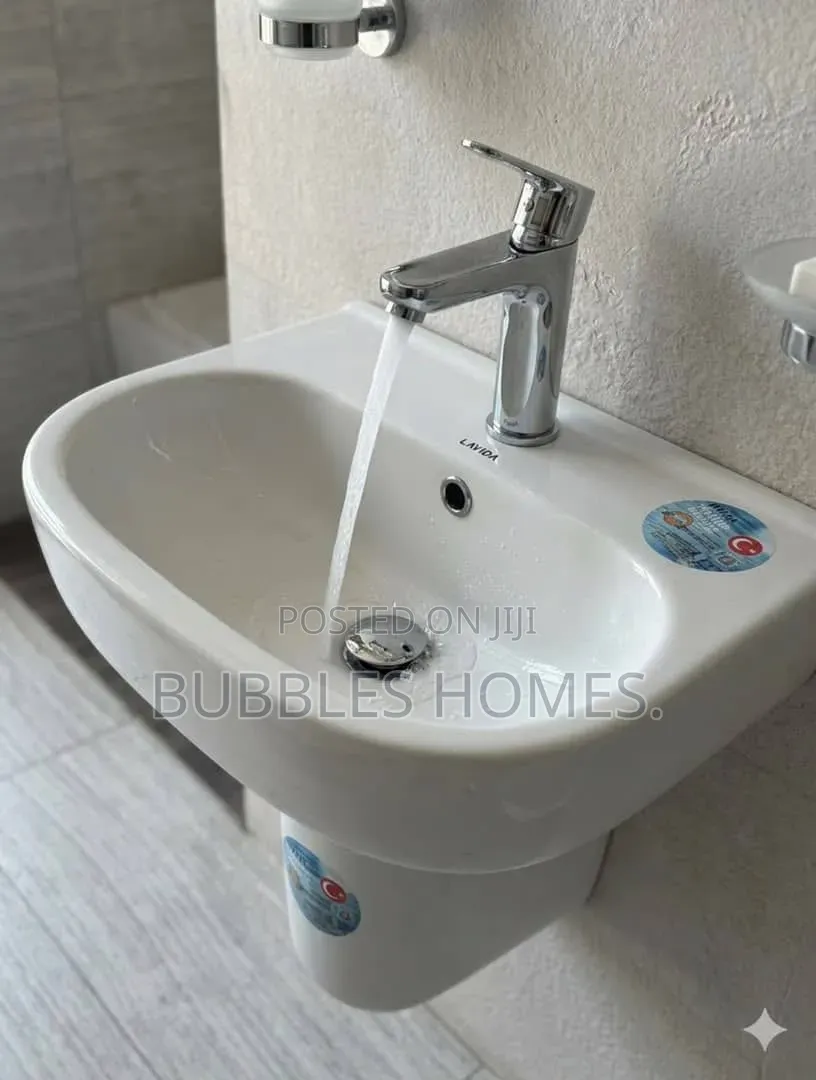 Basin and Pedestal White