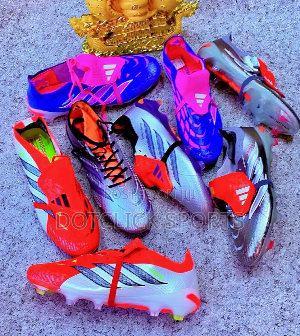 Adidas Predator FG Football Boots Blue Pink Strike
