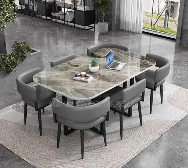 High Quality Executive Set of Marble Dinning