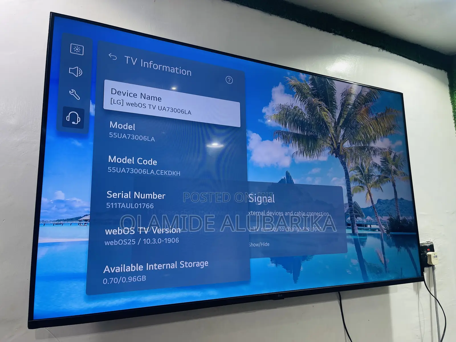 LG 55”smart 2025 Ultra HDR Gen8 AI Processor Gaming webOS
