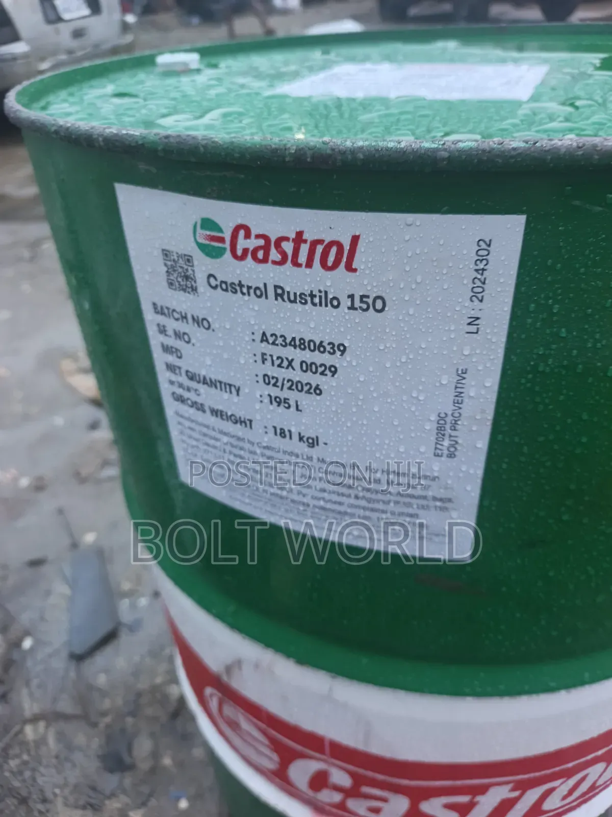 Castrol Rustilo 150 20l Drum