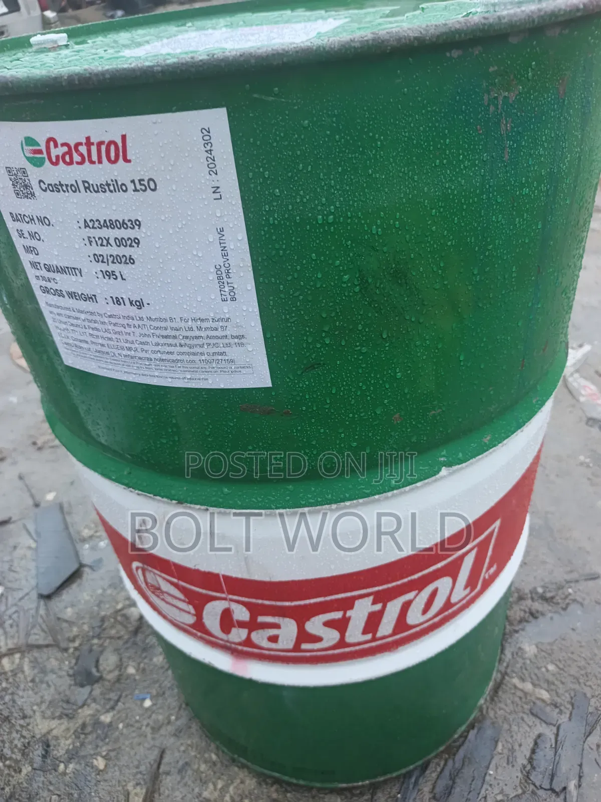 Castrol Rustilo 150 20l Drum