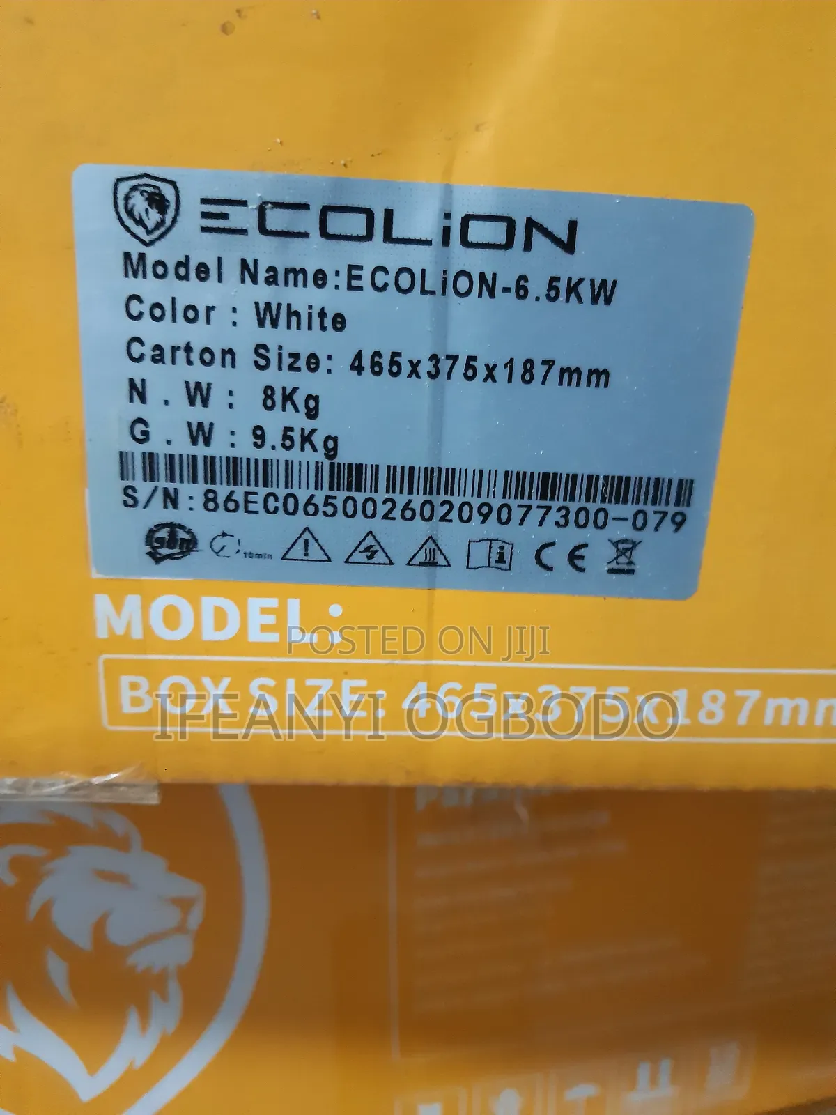 Ecolion Solar Inverter 6.5kva 48v Hybrid