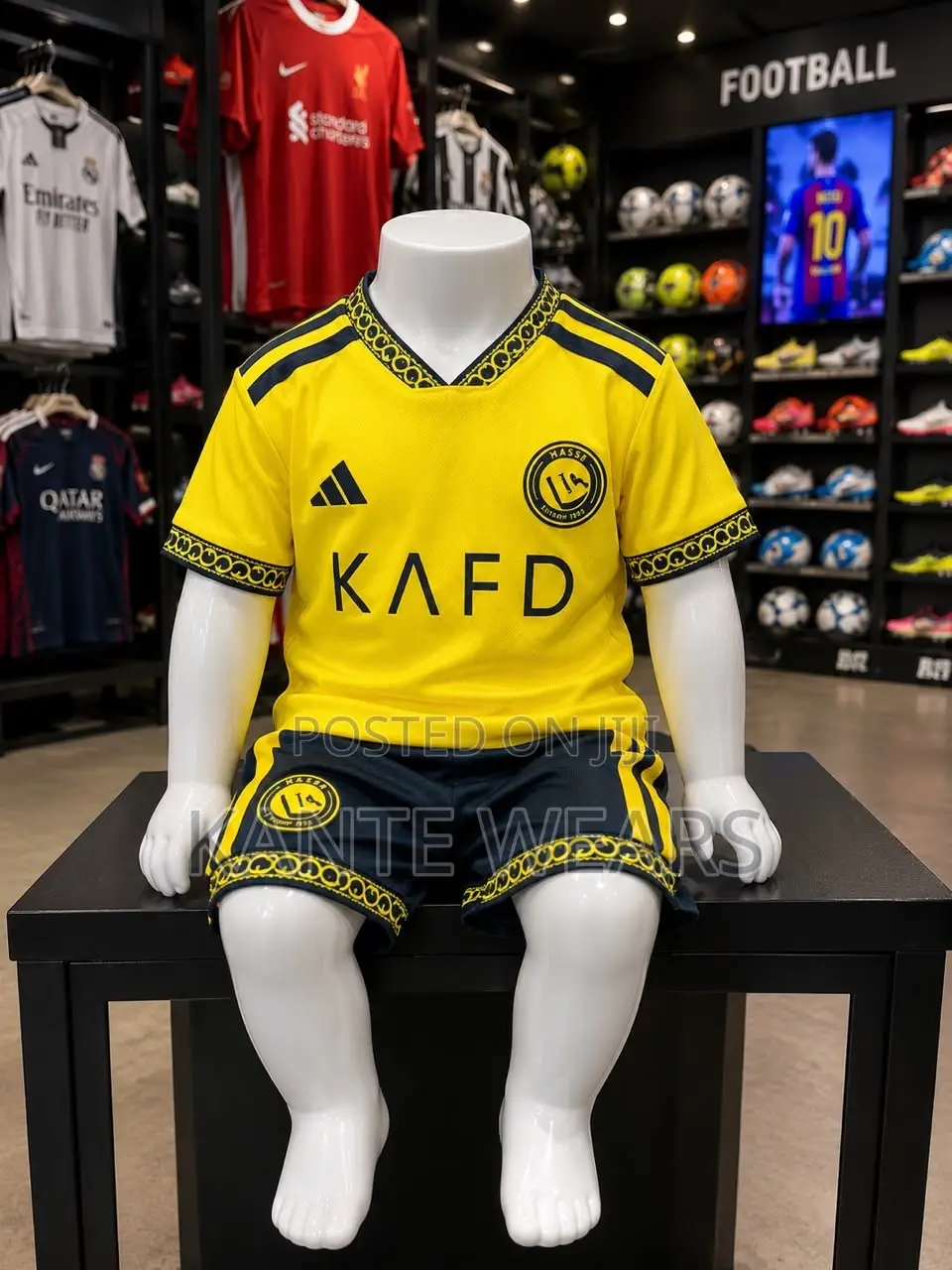 Al Nassr 2026–2027 Kids' Home Jersey