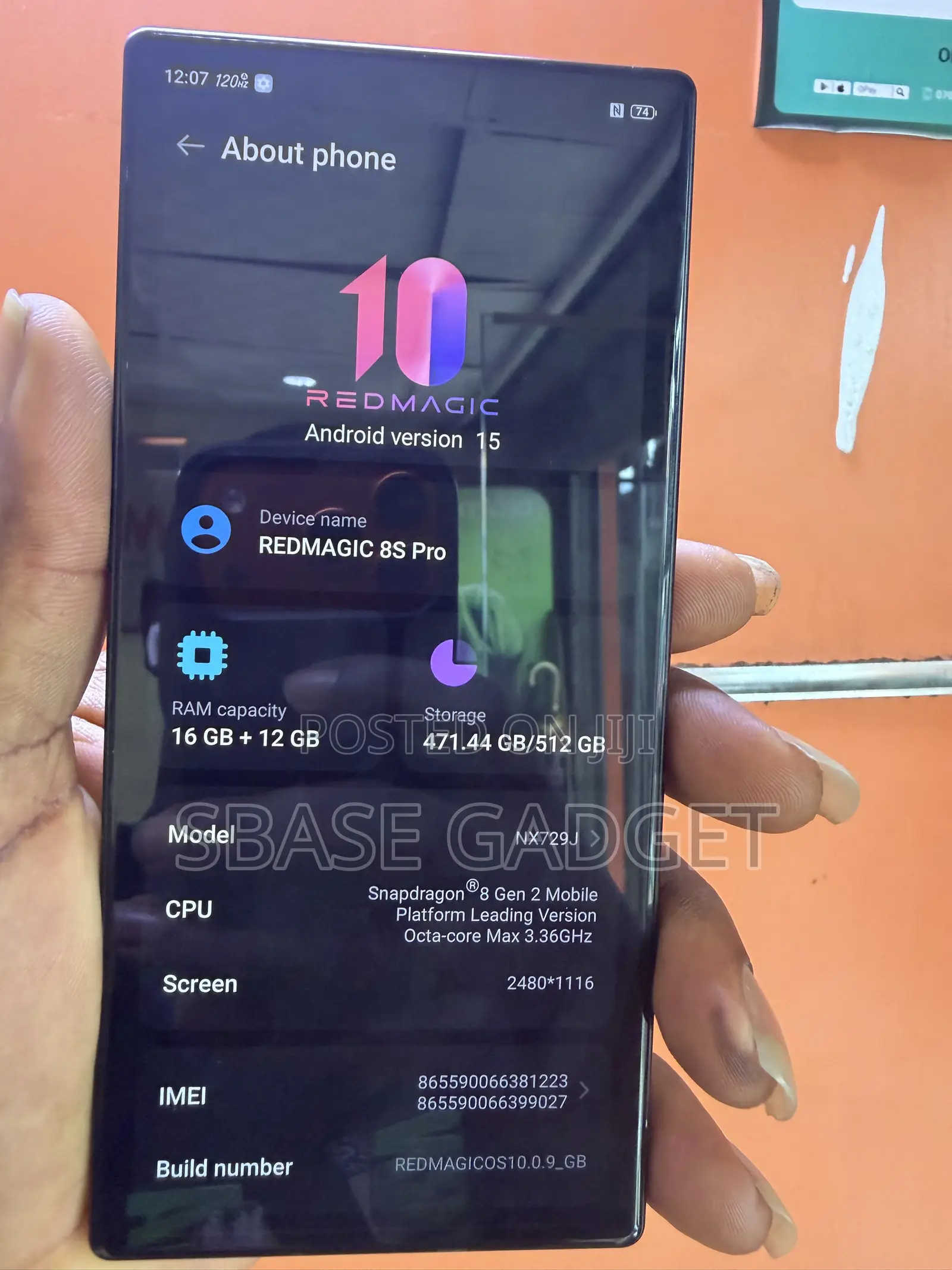 ZTE nubia RedMagic 8S Pro 512 GB Red